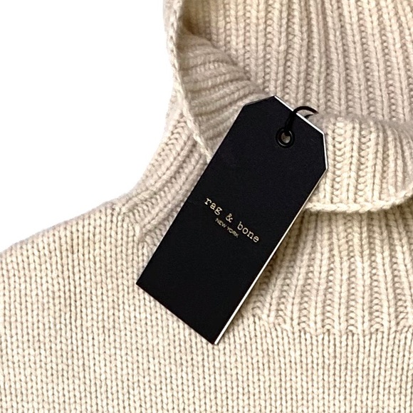 New Rag Bone Lunet Tneck Sweater Wool 